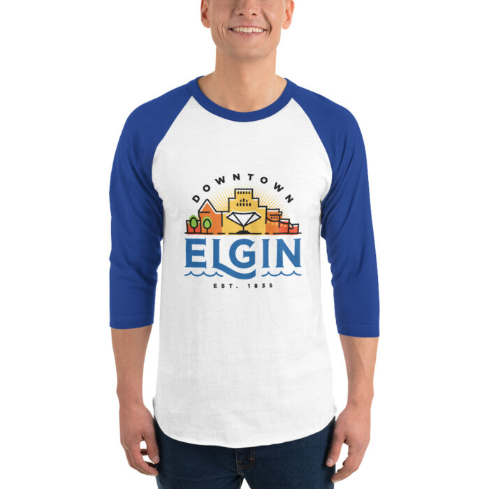 3/4 sleeve raglan shirt